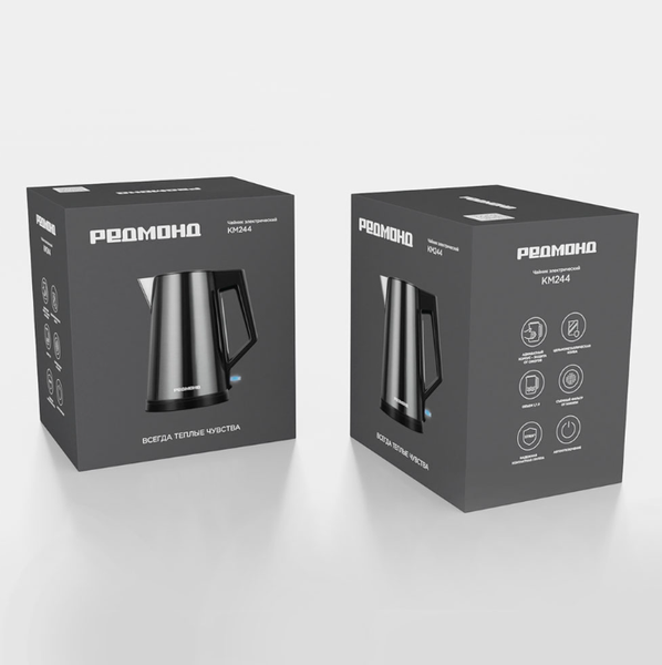 Изображение товара Электрочайник Redmond KM244 (серый)