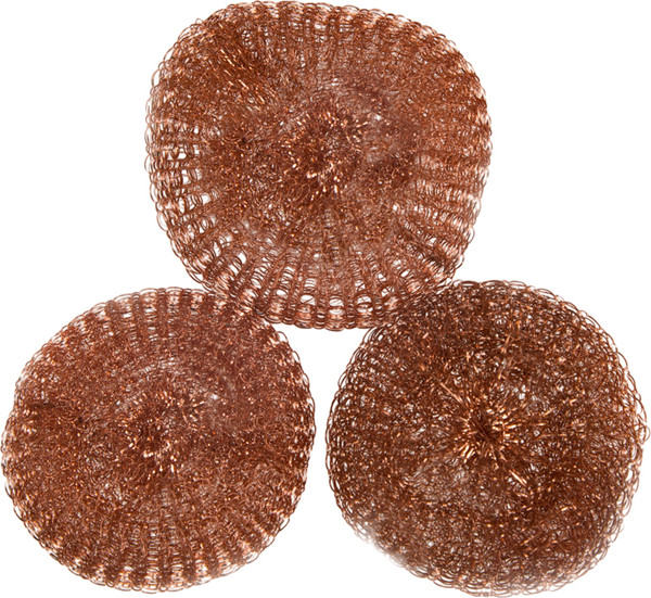 Изображение товара Набор губок хозяйственных OfficeClean металлические медные (3шт)