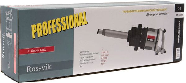 Изображение товара Пневмогайковерт Rossvik RT-5880