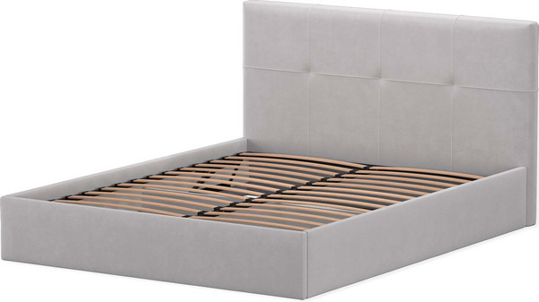 Изображение товара Двуспальная кровать Аквилон Венера 16 ПМ (велюр грей)