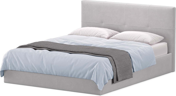 Изображение товара Двуспальная кровать Аквилон Венера 16 ПМ (велюр грей)