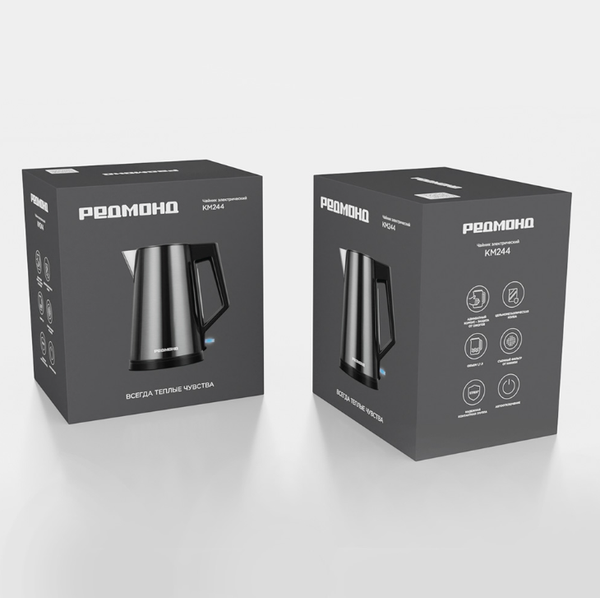 Изображение товара Электрочайник Redmond KM244 (черный)