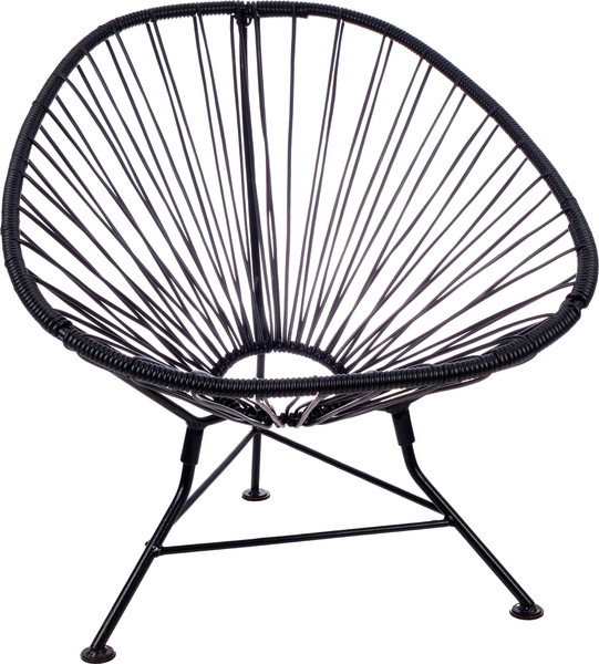 Изображение товара Кресло садовое M-Group Ракушка мини / 12340400 (черный)