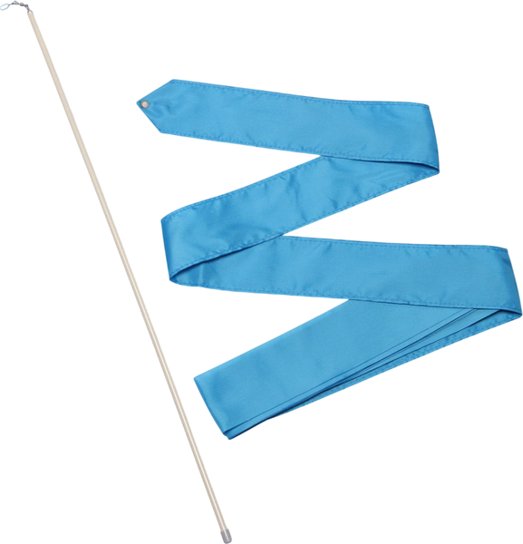 Изображение товара Лента для художественной гимнастики с палочкой No Brand СЕ6-LBL (голубой)