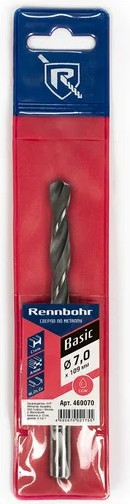 Изображение товара Сверло Rennbohr Basic ЦХ 7.0x109мм HSS-R / 460070