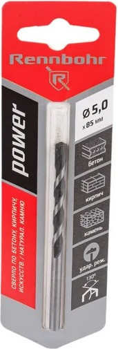 Изображение товара Сверло Rennbohr ЦХ 5x85мм Power / 606005