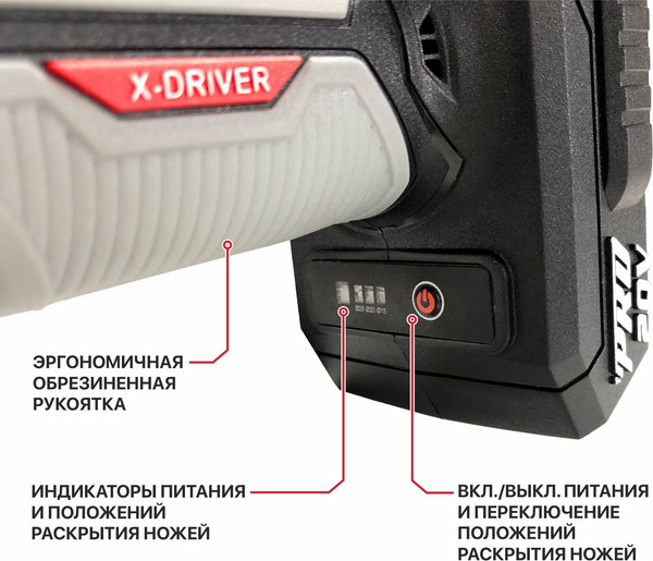 Изображение товара Секатор аккумуляторный P.I.T PDJ20H-300A