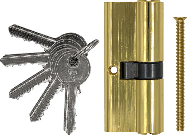 Изображение товара Цилиндровый механизм замка Remocolor 70мм PB / 70-1-571