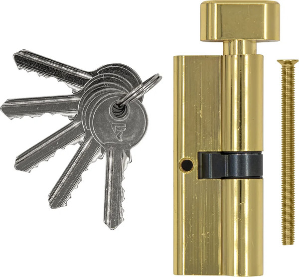 Изображение товара Цилиндровый механизм замка Remocolor 80мм PB / 70-1-681