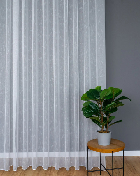 Изображение товара Гардина КронасМАрт Натур 600x270 (белый)