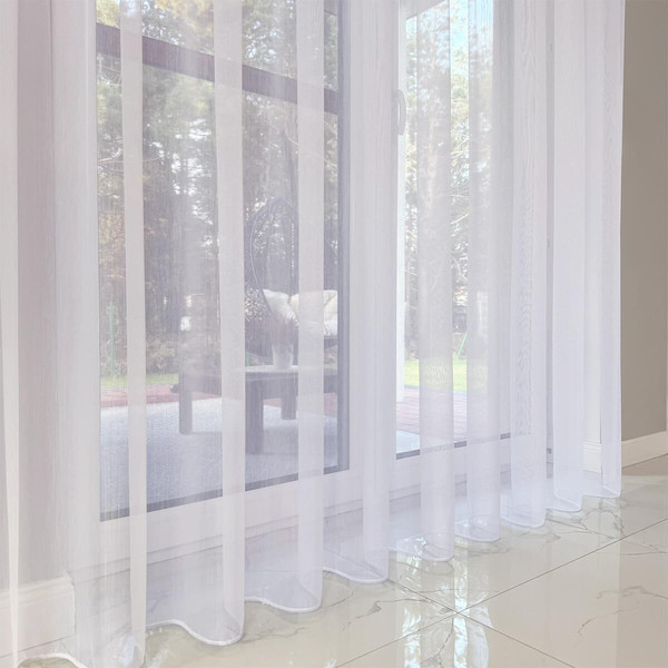 Изображение товара Гардина КронасМАрт Диор 600x250 (белый)