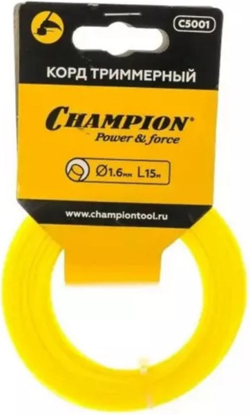 Изображение товара Леска для триммера Champion Round / C5001