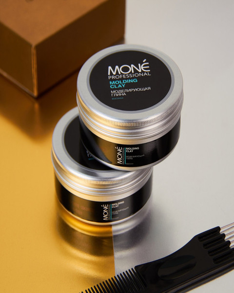 Изображение товара Глина для укладки волос Mone Professional Моделирующая средней фиксации (100мл)