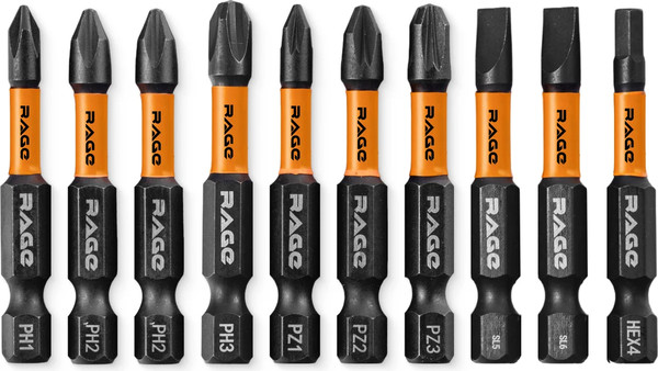 Изображение товара Набор бит Vira S2 PH PZ SL HEXx50мм / 554194 (10шт)