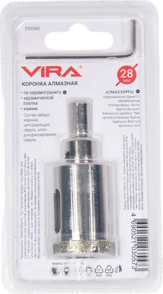 Изображение товара Коронка Vira 28мм / 559540