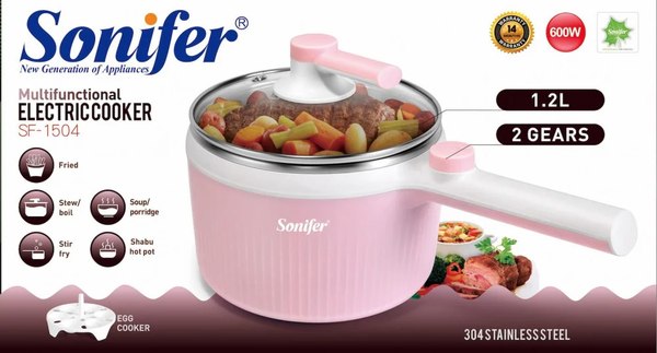 Изображение товара Мультиварка Sonifer SF-1504 (розовый)