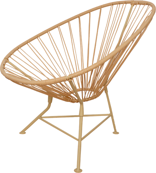 Изображение товара Кресло садовое M-Group Ракушка мини / 12340500 (бежевый)