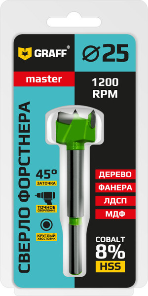 Изображение товара Сверло GRAFF 25мм / 20925