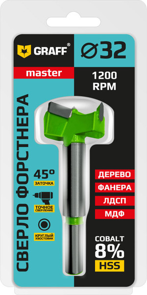 Изображение товара Сверло GRAFF 32мм / 20932