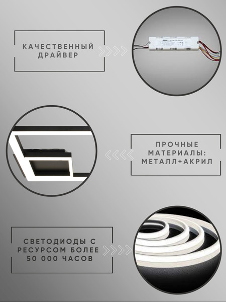 Изображение товара Люстра Aitin-Pro X60047S/3 (черный)