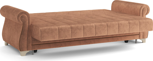 Изображение товара Диван Олмеко Порто М (велюр, тенерифе корица/велюр, тенерифе шоколад)