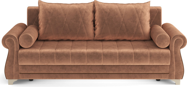 Изображение товара Диван Олмеко Порто М (велюр, тенерифе корица/велюр, тенерифе шоколад)