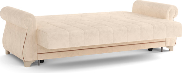 Изображение товара Диван Олмеко Порто М (велюр, тенерифе крем/велюр, тенерифе хумус)