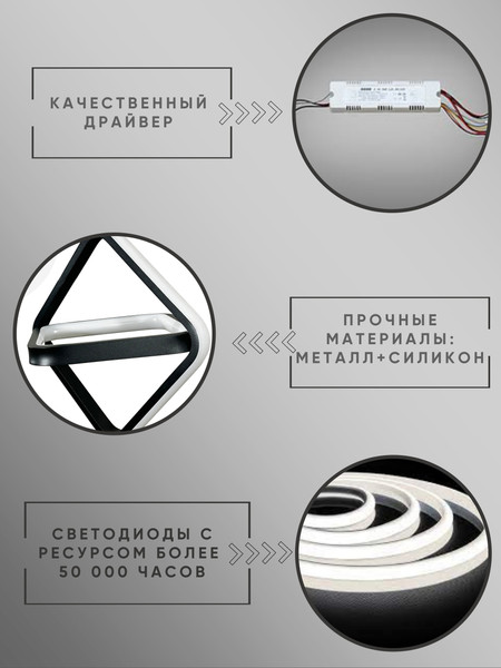 Изображение товара Потолочный светильник Aitin-Pro PP801/1 (черный)