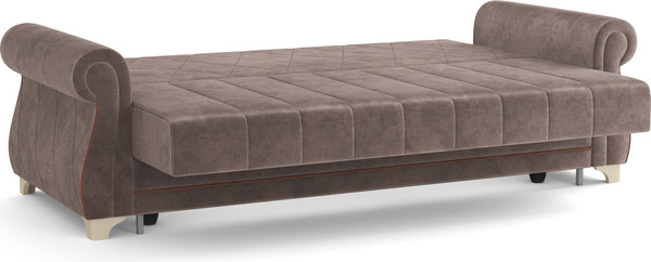 Изображение товара Диван Олмеко Порто М (велюр, тенерифе стоун/велюр, тенерифе шоколад)