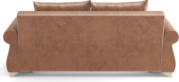 Изображение товара Диван Олмеко Порто М (велюр, тенерифе хумус/велюр, тенерифе крем)
