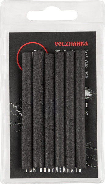 Изображение товара Комплект оснастки для приманки Волжанка Зиг Риг Eva Stick for Zig Aligner 6x70мм / EVAVESZA-BL (6шт, черный)