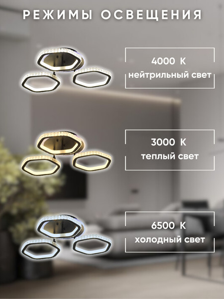 Изображение товара Люстра Aitin-Pro YH473/3 RGB