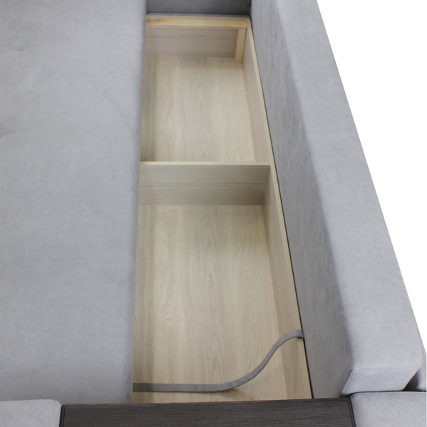 Изображение товара Диван Аквилон Блюз New (хаки 05 серый/купон ночной город ч/б 0070.02)