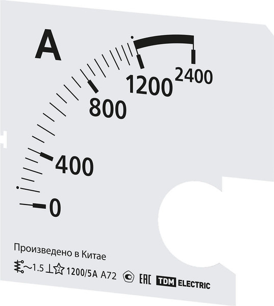 Изображение товара Шкала для амперметра TDM SQ1102-2066