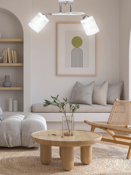 Изображение товара Спот Aitin-Pro НПБ 02-2x60-101 / N6211/2 (белый/хром)