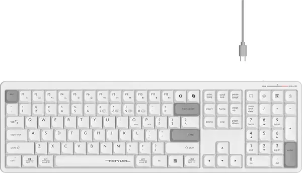Изображение товара Клавиатура A4Tech Fstyler FBX55C (белый)