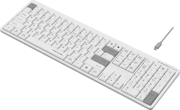 Изображение товара Клавиатура A4Tech Fstyler FBX55C (белый)