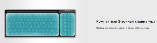 Изображение товара Клавиатура A4Tech Fstyler FBX70C (черный)