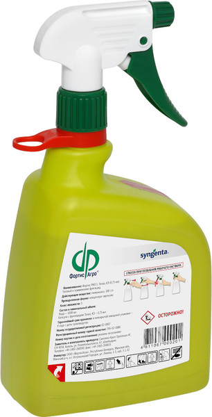 Изображение товара Фунгицид Syngenta Фортис PRO 1 Топаз, КЭ, готовый к применению (1л)