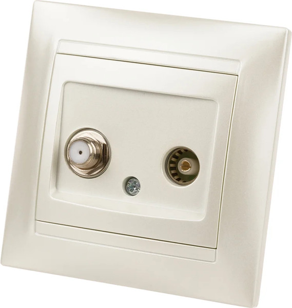 Изображение товара Розетка TDM Лама SQ1815-0820 (перламутр)