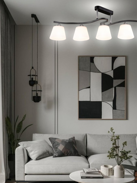 Изображение товара Люстра Aitin-Pro НПБ 02-5х60-101 / N3532/5 (черный/хром)