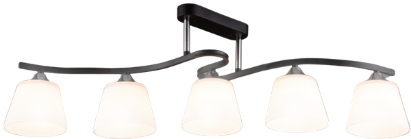 Изображение товара Люстра Aitin-Pro НПБ 02-5х60-101 / N3532/5 (черный/хром)