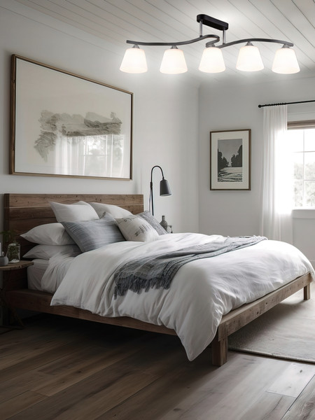 Изображение товара Люстра Aitin-Pro НПБ 02-5х60-101 / N3532/5 (черный/хром)