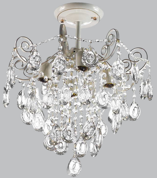 Изображение товара Люстра Aitin-Pro НПБ 02-4х60-105 / 96020/4 (белый/золотая патина)