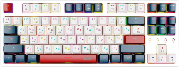 Изображение товара Клавиатура Acer OKR302 / ZL.KBDEE.016 (белый)