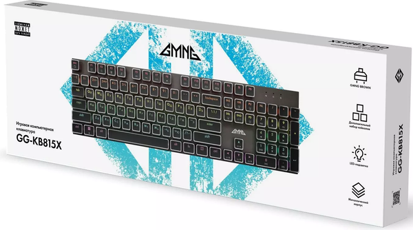 Изображение товара Клавиатура GMNG GG-KB815X (черный/белый)
