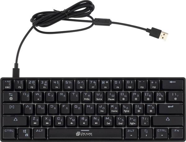 Изображение товара Клавиатура Оклик K713X (черный)