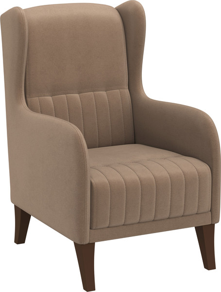 Изображение товара Кресло мягкое Олмеко ЕвроМагнат М (велюр, тенерифе корица)