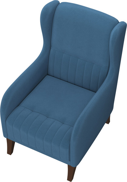 Изображение товара Кресло мягкое Олмеко ЕвроМагнат М (велюр, тенерифе океан)