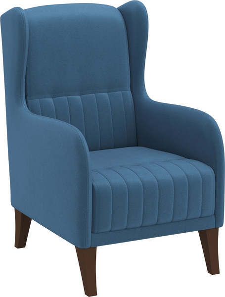 Изображение товара Кресло мягкое Олмеко ЕвроМагнат М (велюр, тенерифе океан)